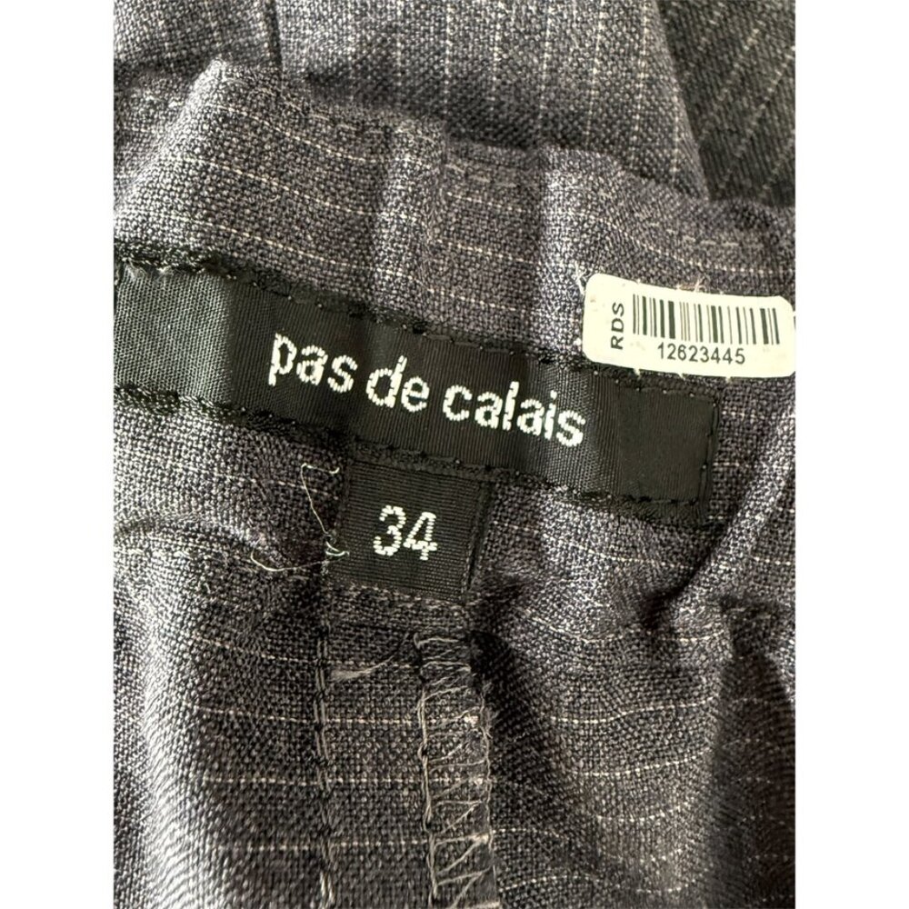 Pas de Calais Stretch Easy Drawstring Pants — Grey XS - Picture 4 of 9